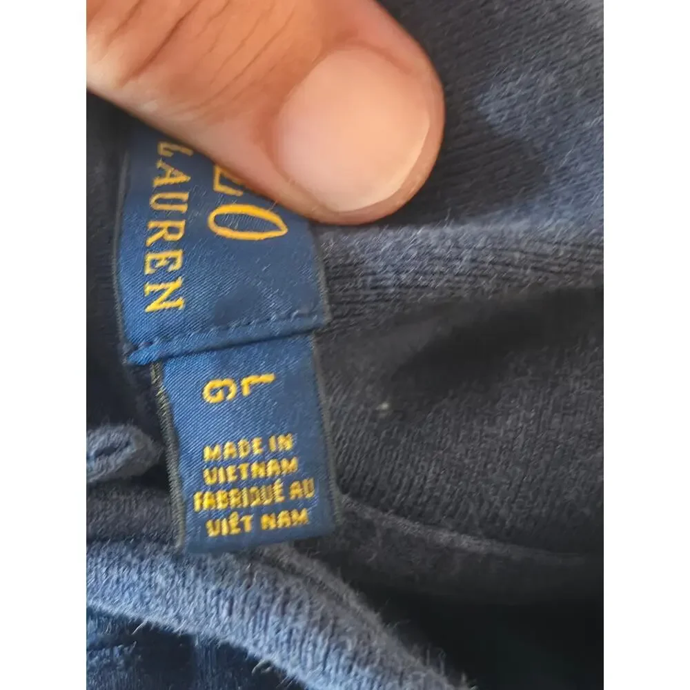 Polo Ralph Lauren Men’s Large Classic Fit Soft Cotton Blue Polo Shirt Pony L